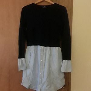 Club Monaco Sweater Shirt Dress